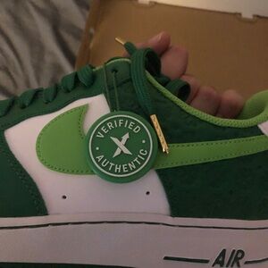 Nike af1 st patricks day shamrocks